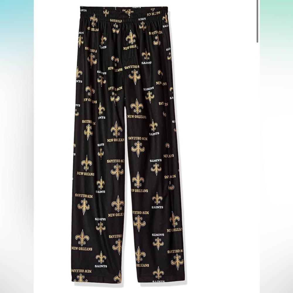 NFL New Orleans Saints Youth‎ Boys Sleepwear All Over Print Pants Medium (11/12)